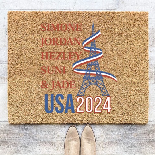 Discover Simone - Jordan - Hezley - Suni - Jade Coir Doormats, USA 2024 Olympics Coir Doormats