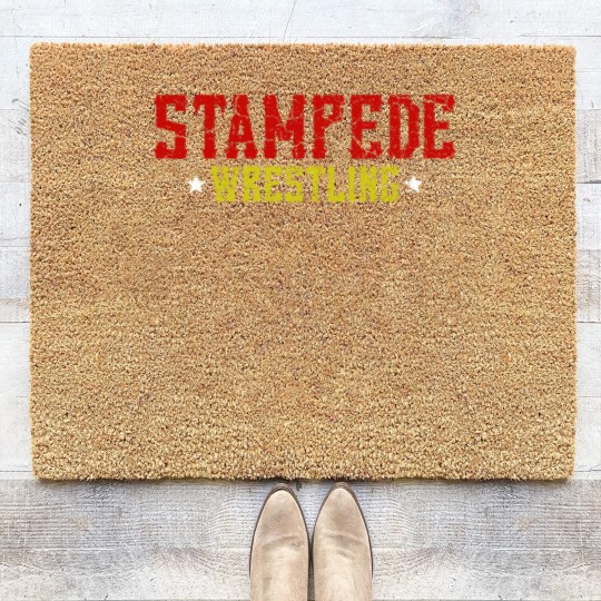 Discover STAMPEDE Wrestling Premium Coir Doormats
