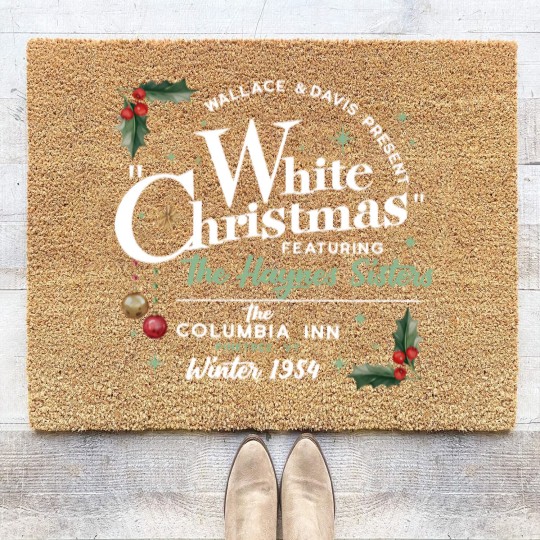 Discover White Christmas Movie Coir Doormats, Christmas White Movie 1954