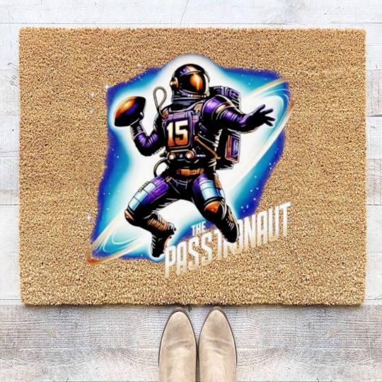 Discover Josh Dobbs The Passtronaut Coir Doormats, Retro Minnesota Players Football Josh Dobbs Inspired