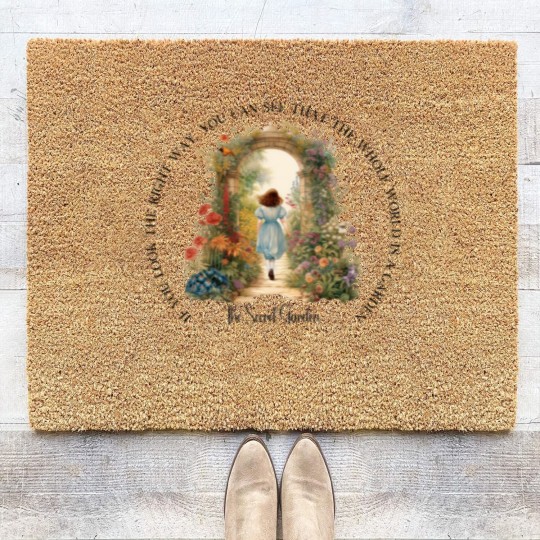 Discover The Secret Garden Art Coir Doormats