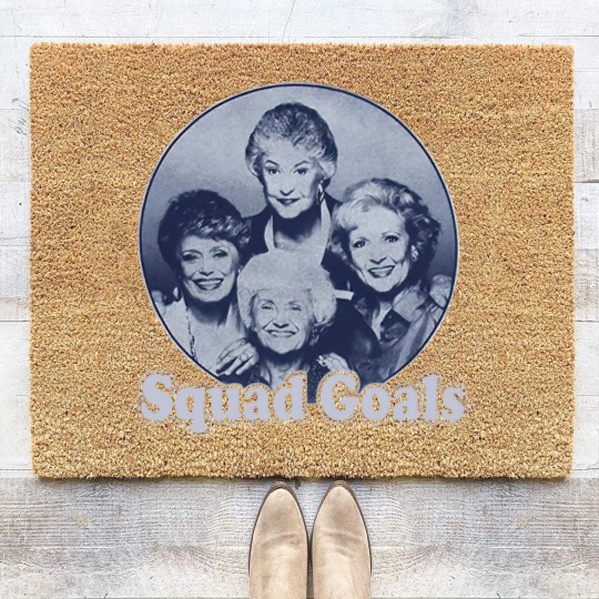 Discover Vintage Stay Golden Coir Doormats Squad Goals Photo