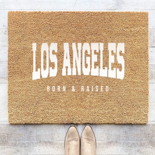 Discover Los Angeles, California - CA Born and Raised - Los Angeles - Coir Doormats