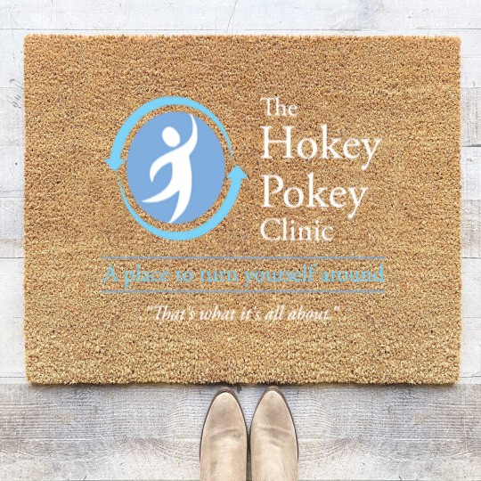 Discover The Hokey Pokey Clinic Coir Doormats
