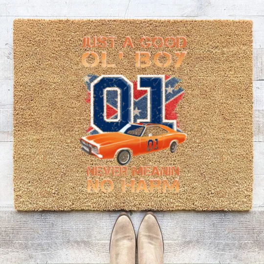 Discover Good ol boy School Dukes of Hazzard 210 Coir Doormats