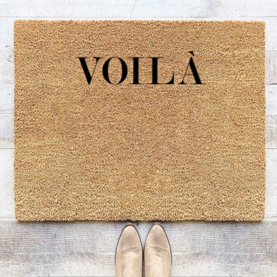 Discover Voila, Voila Coir Doormats, French Coir Doormats, Voila Women Coir Doormats, Unisex Coir Doormats