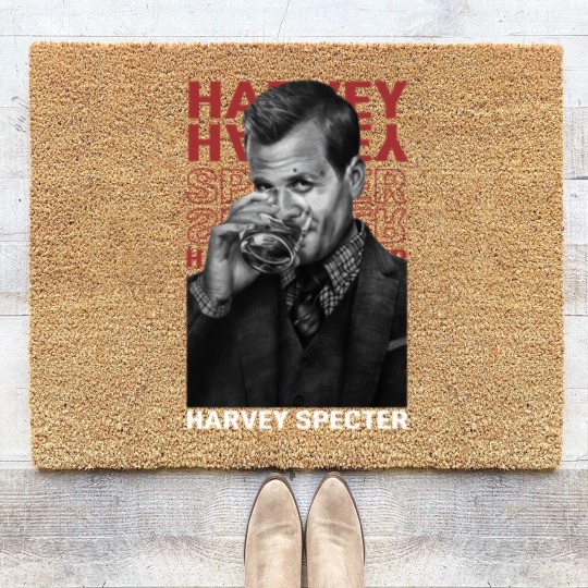 Discover Harvey Specter Vintage Graphic Coir Doormats, Suits Movie TV Coir Doormats