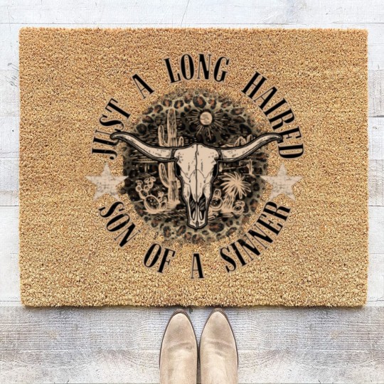 Discover Jelly Roll Coir Doormats, Son Of A Sinner Coir Doormats, Jelly Roll Son Of A Sinner