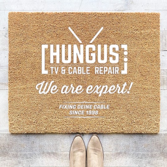 Discover Hungus TV & Cable Repair Coir Doormats