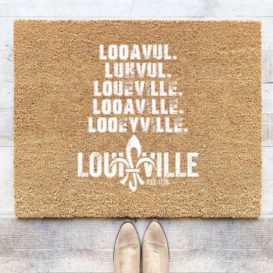 Discover Looavul Luhvul Loueville Looaville Louisville Coir Doormats