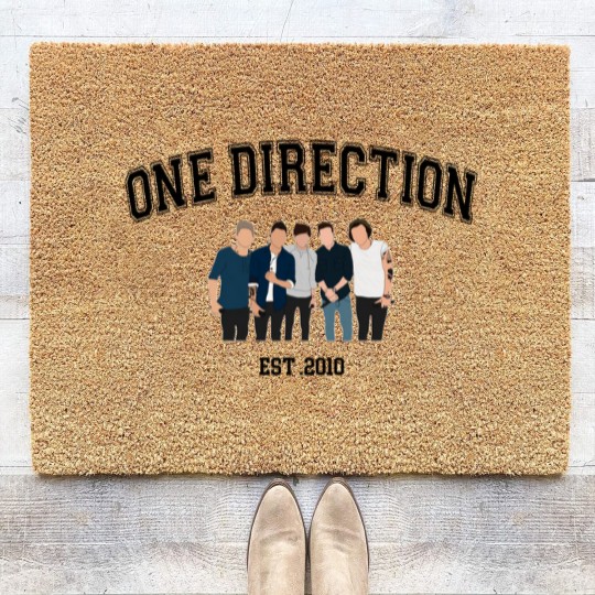 Discover Vintage One Direction Since 2010 Coir Doormats, One Direction Coir Doormats, One Direction Merch