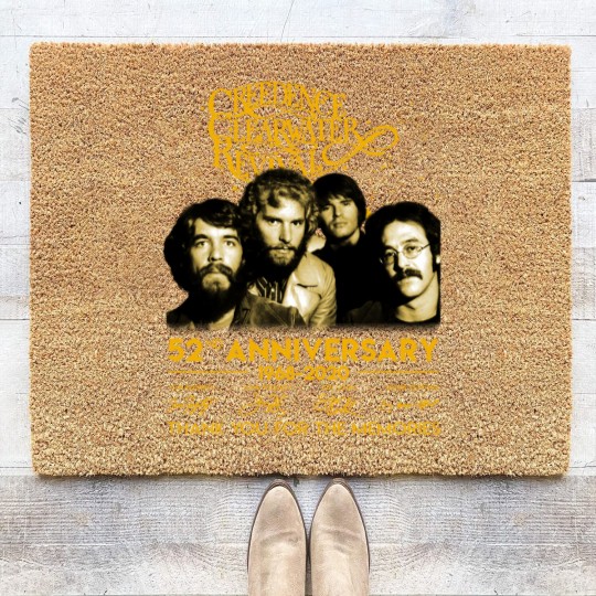 Discover 52 Years Creedence Clearwater Revival Coir Doormats