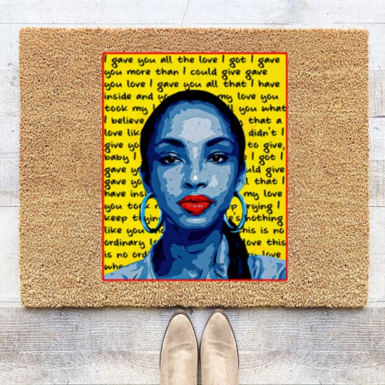Discover Sade Unisex Heavy Cotton Coir Doormats| Sade Coir Doormats| No Ordinary Love