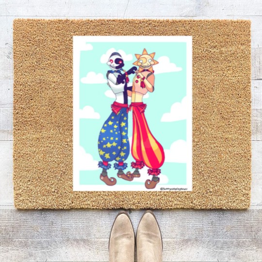 Discover Sun and Moon fnaf Long Coir Doormats