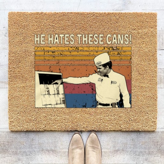 Discover The Jerk - He Hates These Cans Coffee Mug Coir Doormats