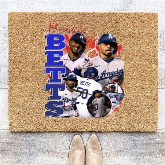 Discover Vintage Mookie Betts Coir Doormats