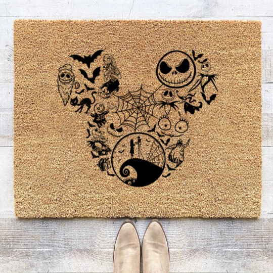 Discover Nightmare Before Christmas Coir Doormats