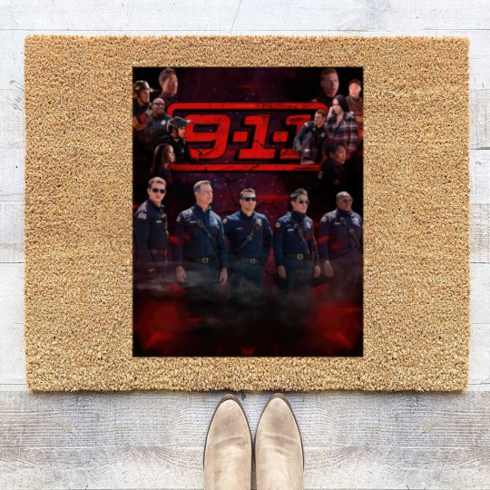Discover 9-1-1  Cast Purple Red Haze Coir Doormats