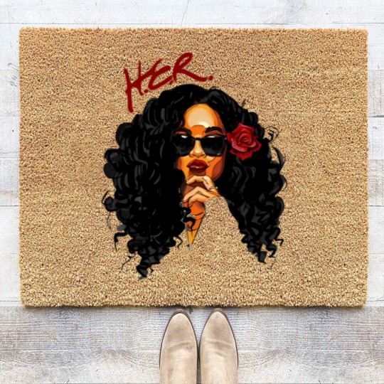 Discover H.E.R Gabriella Wilson Coir Doormats