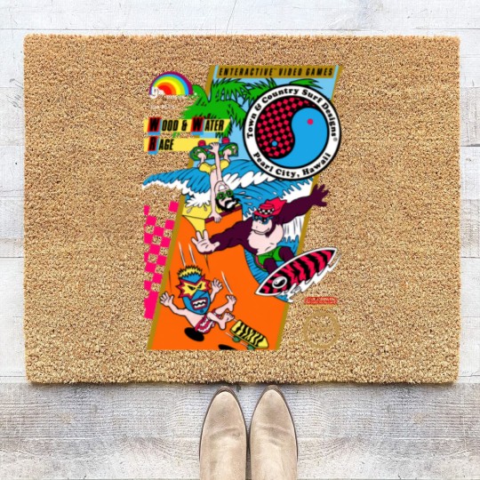Discover T C Town and Country Surf Designs Vintage Replica Coir Doormats