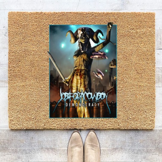 Discover Demonocracy - Jon For a Cowboy Coir Doormats