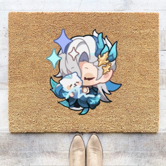 Discover Neuvillette Genshin Impact Canvas Print Coir Doormats
