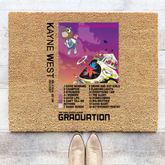 Discover NEW Kanye West Graduation Coir Doormats, Kanye West Coir Doormats