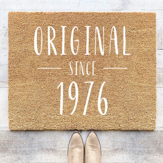 Discover Original Since 1976 - Born In 1976 Coir Doormats