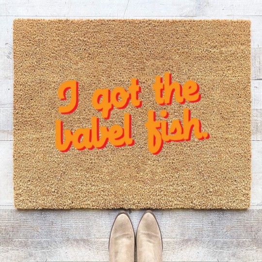 Discover I Got the Babel Fish Coir Doormats