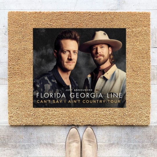 Discover Florida Georgia Line Can_t Say I Ain_t Country Music Tour Coir Doormats