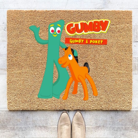 Discover Gumby and pokey Coir Doormats