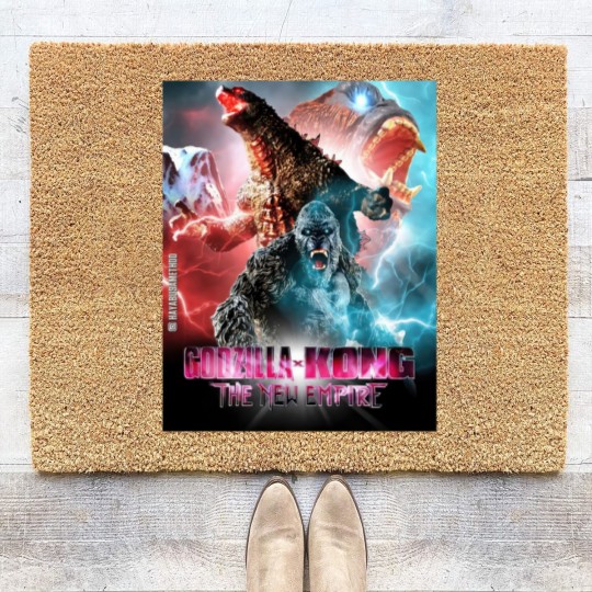 Discover god zilla X Kong The New Empire Coir Doormats