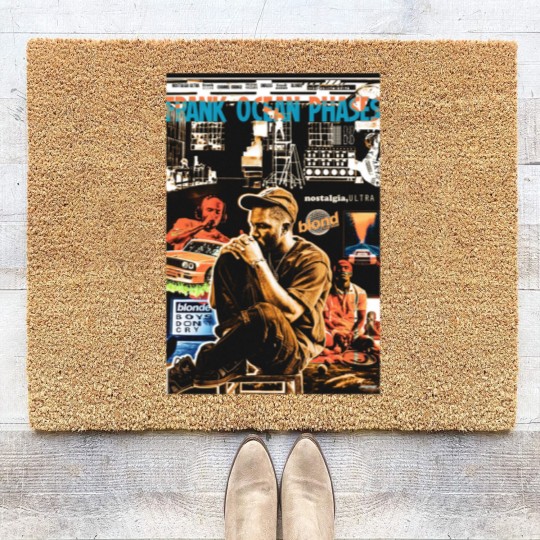 Discover Frank Ocean Phases Collage Coir Doormats