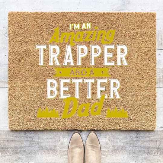 Discover Hunting Trapper Trapping Coir Doormats
