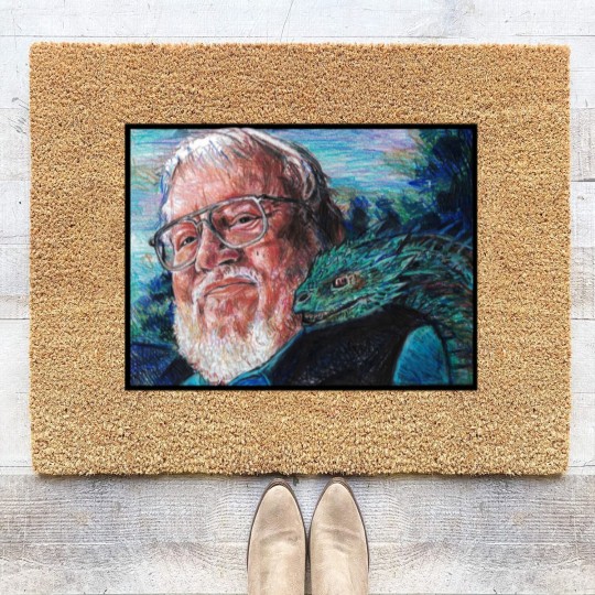 Discover George R R Martin Father Of Dragons Coir Doormats