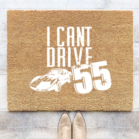 Discover I CAN'T DRIVE 55 Sammy Hagar the Red Rocker Eddie Coir Doormats
