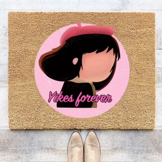 Discover Yikes Forever Little Misfortune Coir Doormats
