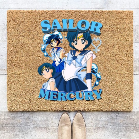Discover Sailor Mercury Ami Mizuno Bootleg Coir Doormats