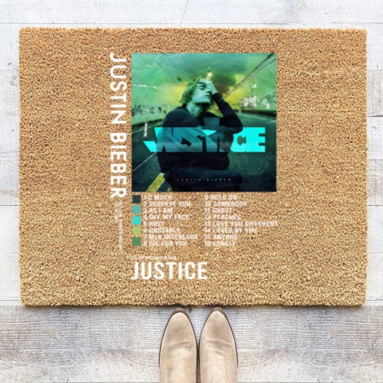Discover Justin Bieber Justice Tour Tees, Justin Bieber Coir Doormats, Justin Bieber Merch