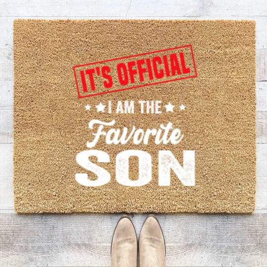 Discover Its  Im The Favorite Son Coir Doormats