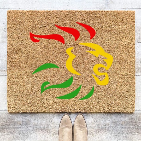 Discover Rasta Lion reggae Coir Doormats