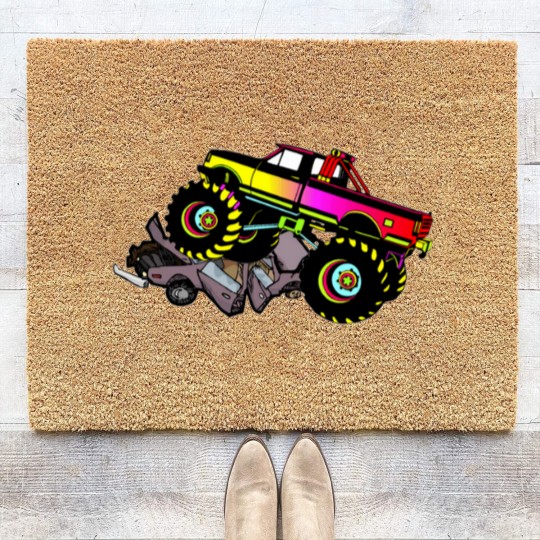 Discover Monster Truck Coir Doormats