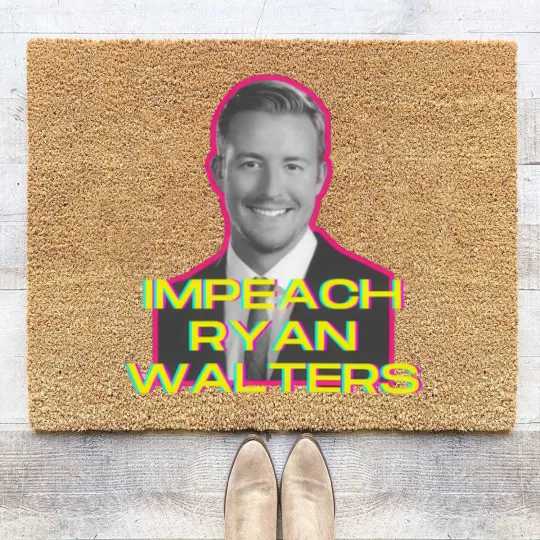 Discover Impeach Ryan Walters Coir Doormats