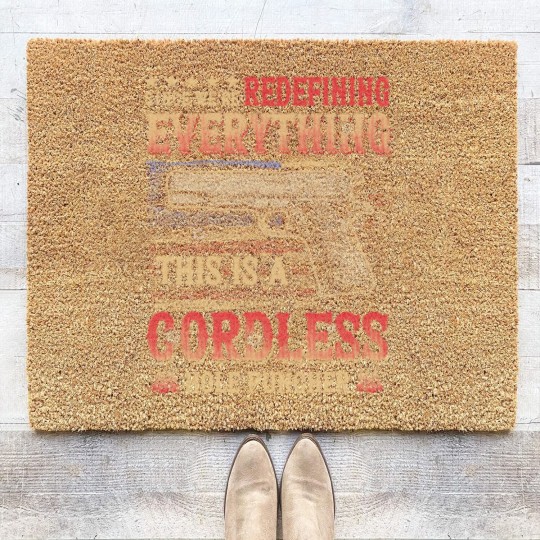 Discover This Is A Cordless Hole Puncher We re Redefining Coir Doormats