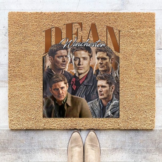 Discover Dean Winchester Vintage Coir Doormats, Gift For Women and Man Unisex Coir Doormats