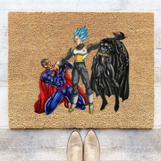 Discover Vegeta Super Saiyan Blue Beats Super Heroes Coir Doormats