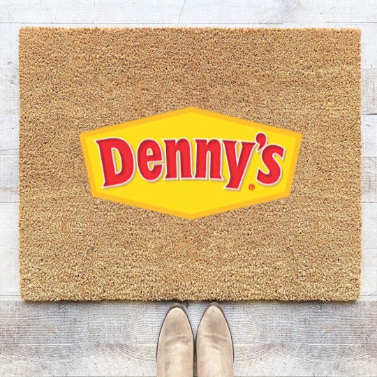 Discover Denny's Logo Coir Doormats