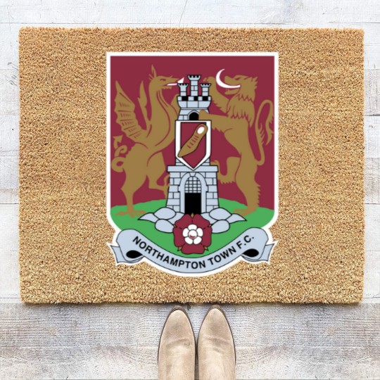 Discover northampton town football club logo Coir Doormats
