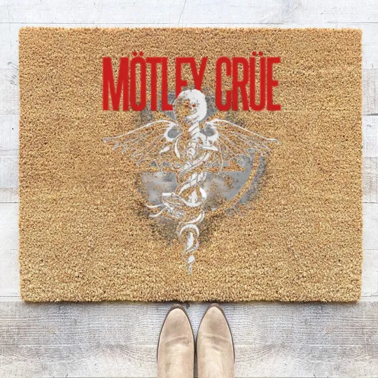 Discover Motley Crue Logo Coir Doormats