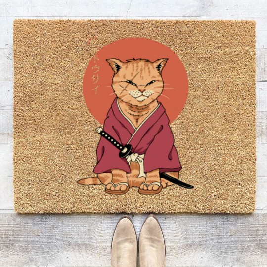 Discover Neko Battousai Coir Doormats